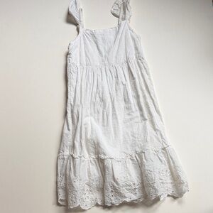 GAP White Eyelet Kids Dress